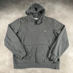Nike Grey Sportswear Athletic Pullover Hoodie Men's Large